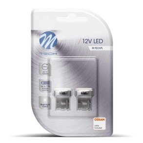 Led T20 W21W hvid 9 SMD 12V M-Tech