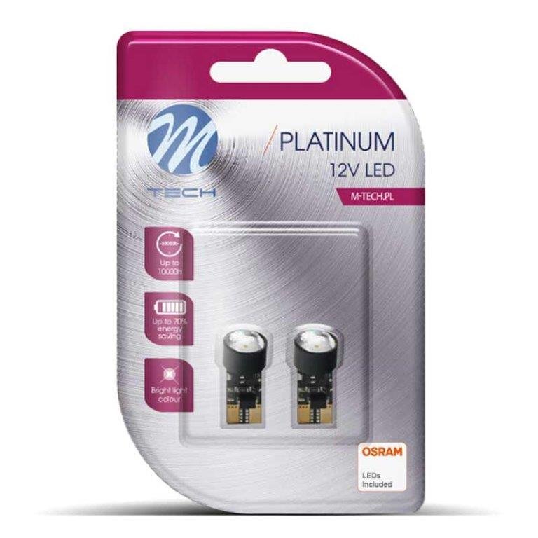 Led T10 W5W 1 HP hvid 12V CB M-Tech