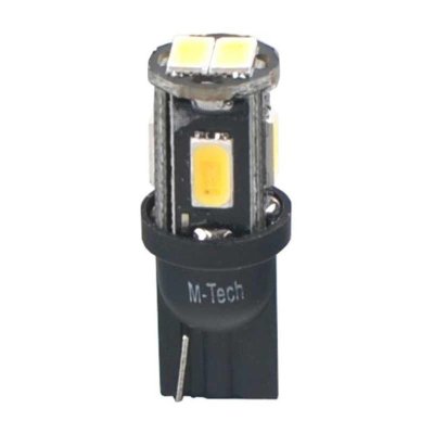 Led T10 W5W 6 SMD hvid 12V M-Tech