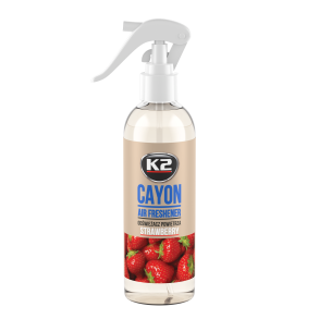 K2 Cayon strawberry duftfrisker p� spray 250 ml