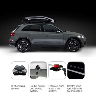 MODULA EVO 550 GLOSSY BLACK 550 liter 206x90x47 cm