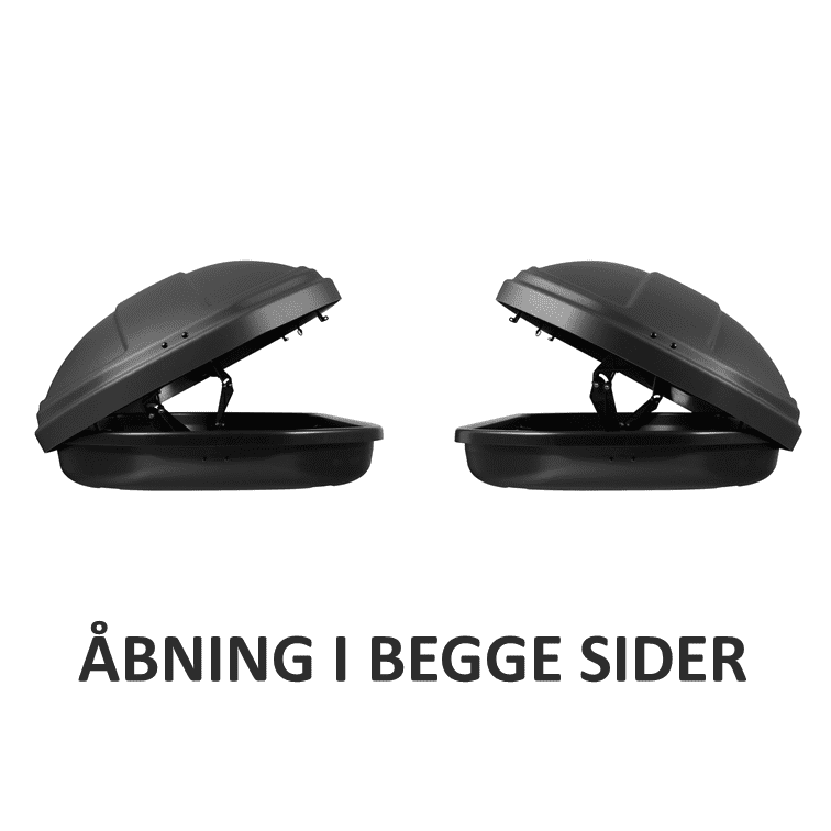 MODULA WeGo 500 BLACK 500 liter 200x80x40 cm