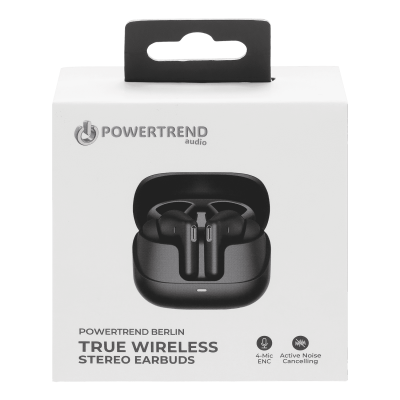 SOUNDLIVING POWERTREND BERLIN EARBUDS - BLACK