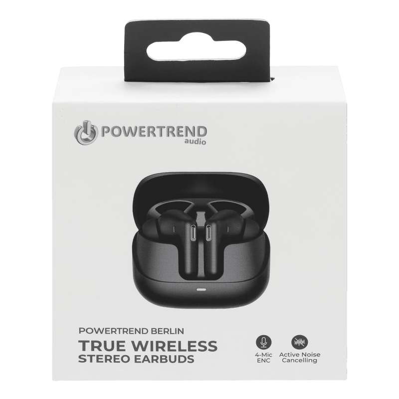 SOUNDLIVING POWERTREND BERLIN EARBUDS - BLACK
