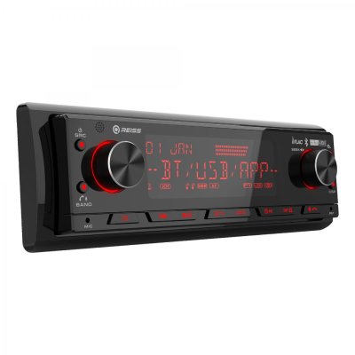 REISS RS-MX85DSP Bilradio med DSP 8 kanals og Bluetooth sort look