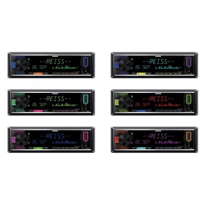 REISS RS-MX88DSP Bilradio med DSP 8 kanals og Bluetooth