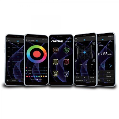 REISS RS-MX88DSP Bilradio med DSP 8 kanals og Bluetooth
