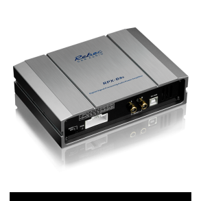 Rebec RPX-B10S DSP forst�rker m/ Bluetooth 10 kanals p� 1000 watt - Klasse AB