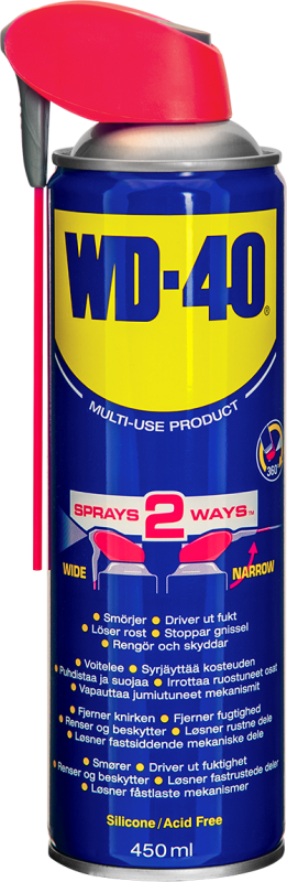 WD40 Multispray smrer 450 ml.