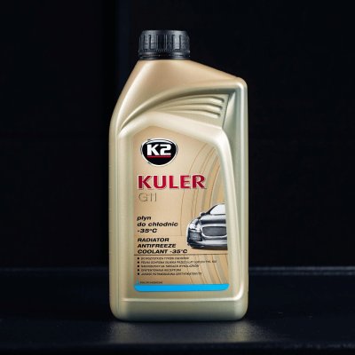 K2 K�lerv�ske long life bl� -35 grader 1 L f�rdigblandet - Til alle biler ogs� aluminiumsmotor