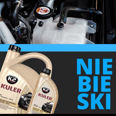 K2 K�lerv�ske long life bl� -35 grader 1 L f�rdigblandet - Til alle biler ogs� aluminiumsmotor