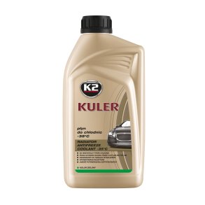 K2 K�lerv�ske long life gr�n -35 grader 1 L f�rdigblandet - Til alle biler ogs� aluminiumsmotor