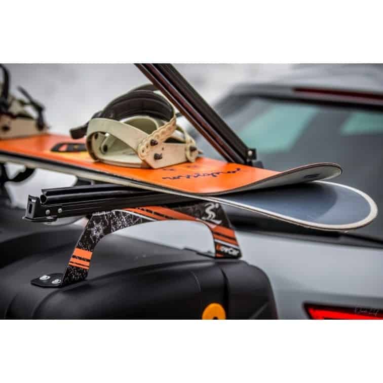 SKIHOLDER F/TOWBOX ALPHA - 4 par ski eller 2 snowboards