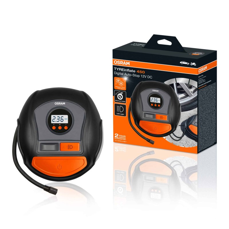 OSRAM 450 LUFTKOMPRESSOR 12V DIGITAL