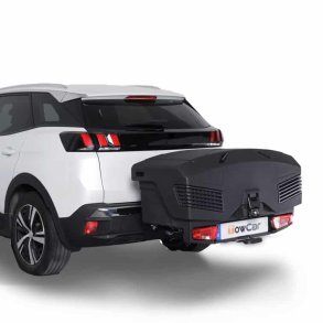 Towbox komplet med rampe EVO Black 305 liter