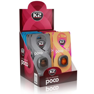 K2 Poco new car dufter til ventilationen