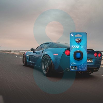 K2 Poco new car dufter til ventilationen