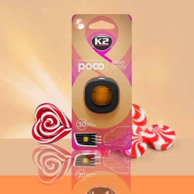 K2 Poco sweet candy dufter til ventilationen