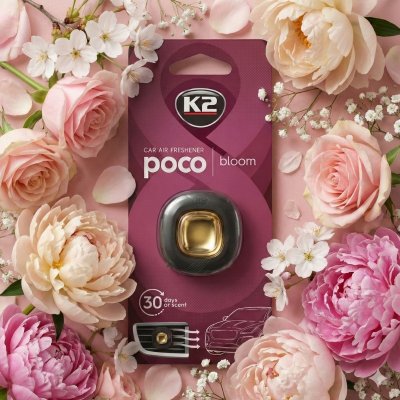 K2 Poco bloom rose dufter til ventilationen