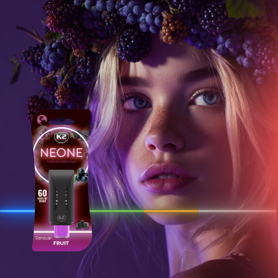 K2 Neone sensual fruit dufter til ventilationen med pumpe