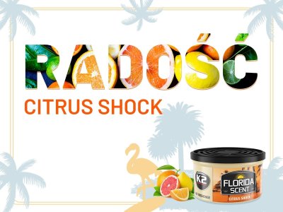 K2 Florida scent citrus shock friskduft p� d�se