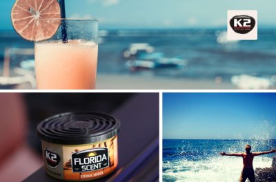K2 Florida scent citrus shock friskduft p� d�se