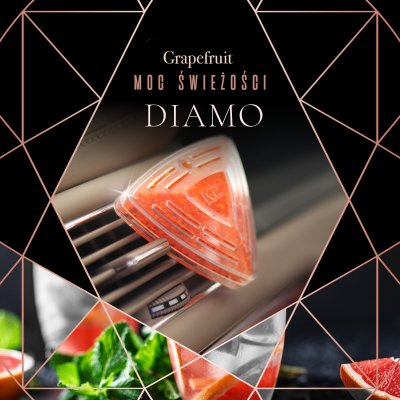 K2 Diamo grapefruit friskduft til ventilation eller oph�ng