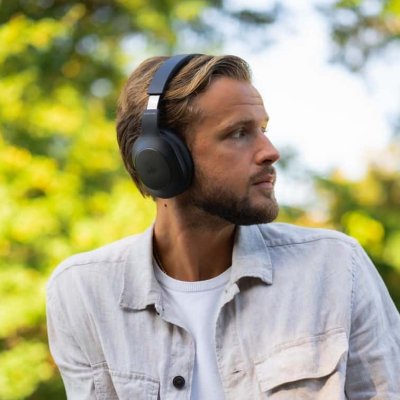SOUNDLIVING WAVE BLACK HEADSET