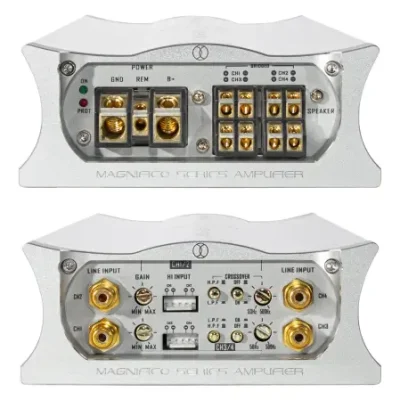 Xcelsus Magnifico 4 - 4 kanals forst�rker p� 800 watt - SQ til lydkonkurrencer eller bare god lyd