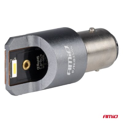LED CANBUS PRO serie BAY15D P21/5W 2x1860SMD Hvid 12/24V FULL CANBUS AMIO-03595