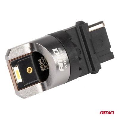 LED CANBUS PRO serie 3156 P27W 2x1860SMD Hvid 12/24V FULL CANBUSAMIO-03597