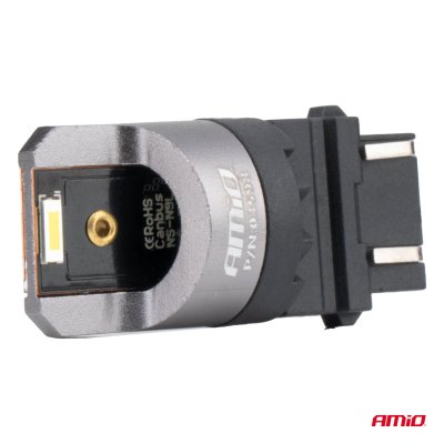 LED CANBUS PRO serie P27/7W 2x3157 SMD Hvid 12V 24V AMIO-03598