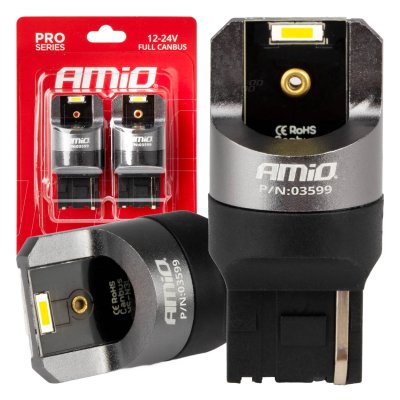 LED FULL CANBUS W21W 2SMD 7440 HVID AMIO-03599