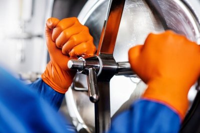 Nitrilhandsker GoGrip orange størrelse XXL, 50 stk