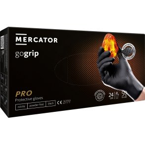 Nitrilhandsker GoGrip sorte str. L, 50 stk