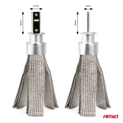 LED Forlygter FLEX+ Serie H3 canbus 6000K 12-24V AMIO-03656