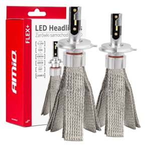 LED Forlygter FLEX+ Serie H4/H19 canbus 6000K 12-24V AMIO-03657