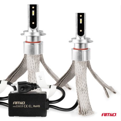 LED Forlygter FLEX+ Serie H7 canbus 6000K 12-24V AMIO-03659