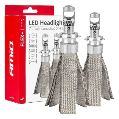 LED Forlygter FLEX+ Serie H7 Linse AMiO-03660