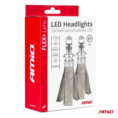 LED Forlygter FLEX+ Serie H7 Linse AMiO-03660