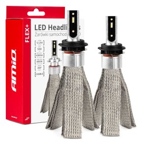 LED Forlygter FLEX+ Serie H7-1 canbus 6000K 12-24V AMIO-03661
