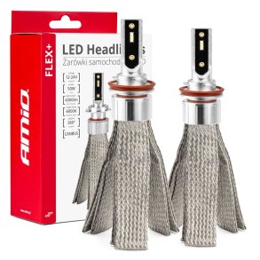 LED Forlygter FLEX+ Serie H8 H9 H11 H16 canbus 6000K 12-24V AMIO-03663