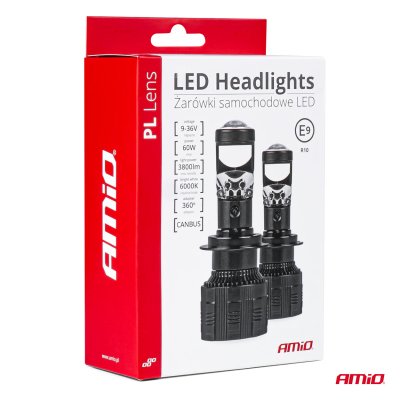 LED Hovedlys H4 PL Linse Serie AMiO-03667