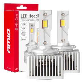 LED Headlights X AllinOne Series D1S D3S D8S canbus 6000K AMIO-03669