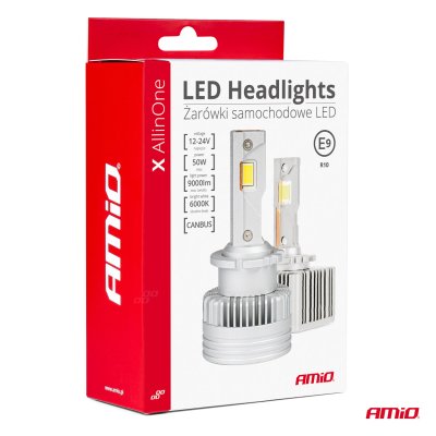 LED Headlights X AllinOne Series D1S D3S D8S canbus 6000K AMIO-03669