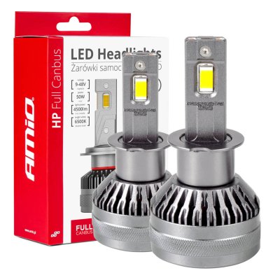 LED Forlygter HP Serie H3 12-24V 6500k AMIO-03672