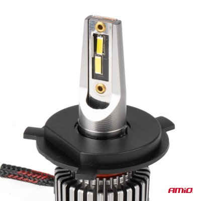 LED-forlygter K3 Serie H4/H19 12V 6000K canbus AMIO-03682