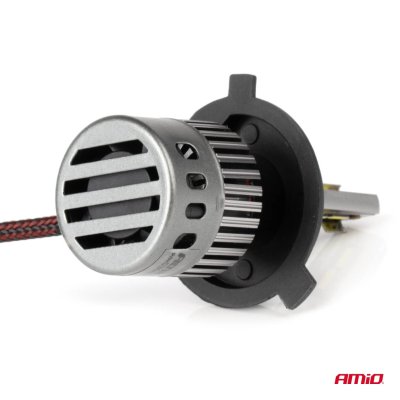 LED-forlygter K3 Serie H4/H19 12V 6000K canbus AMIO-03682