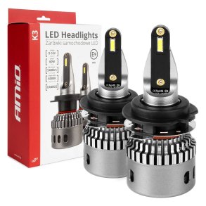 LED Forlygter K3 Serie H7-1 12V 6000K canbus AMIO-03684