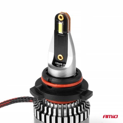 LED-forlygter K3 Serie HB4 9006 12V 6000K canbus AMIO-03688